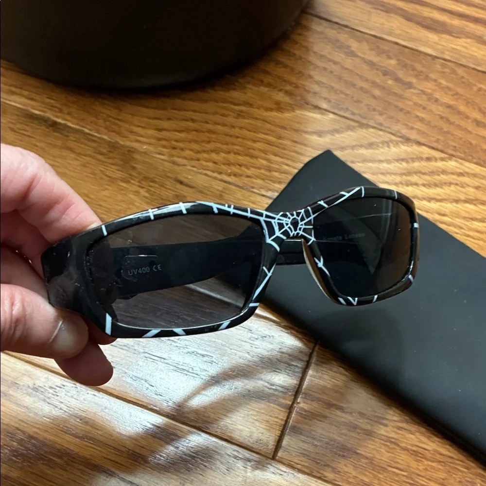 NEW Spider-Man Black and White Patterned Sunglasses